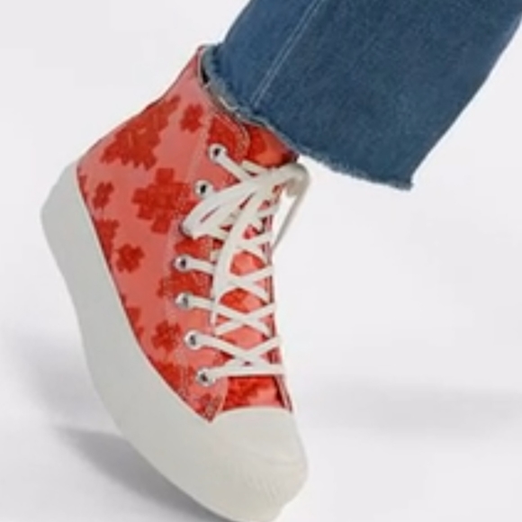 Converse CTAS Lift Platform Tonal Embroidery Womens Sz: A02233C - Picture 6 of 15